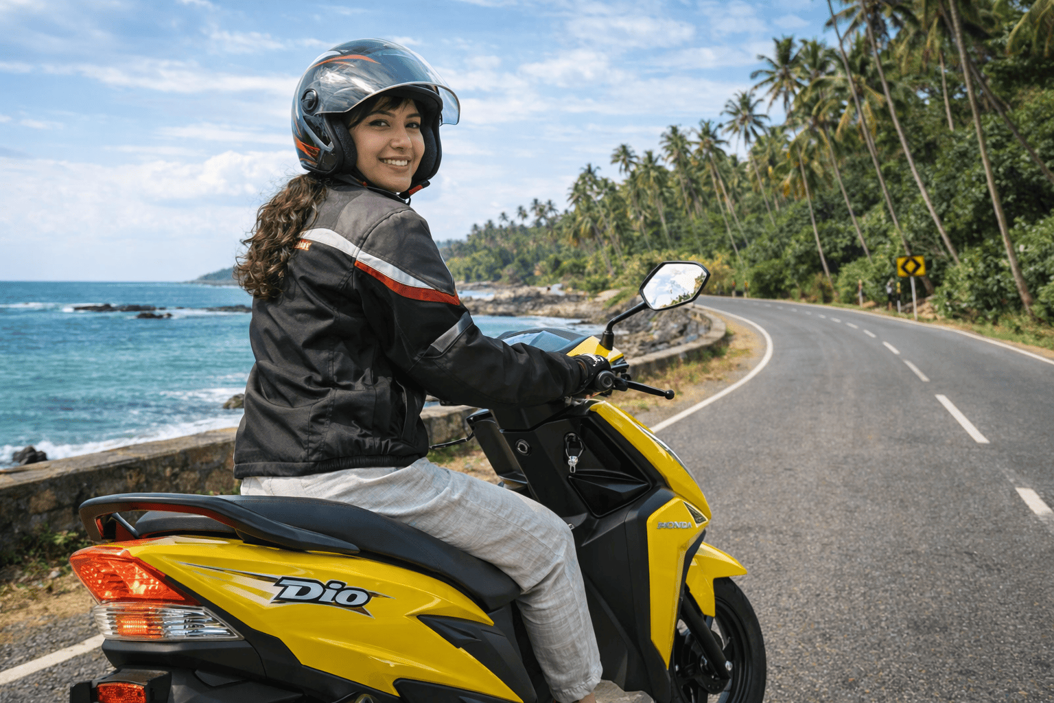 Honda Dio Bike for Rent in Ahangama, Sri Lanka